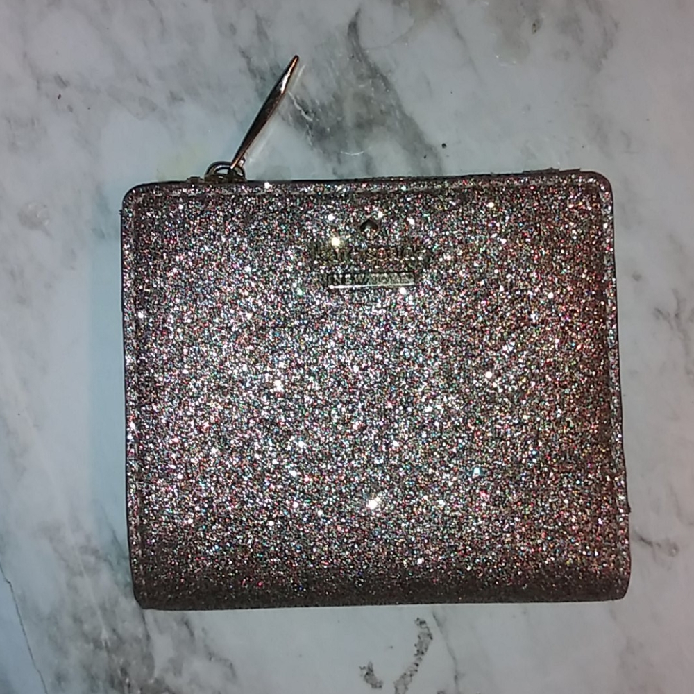 Kate Spade glitter wallet